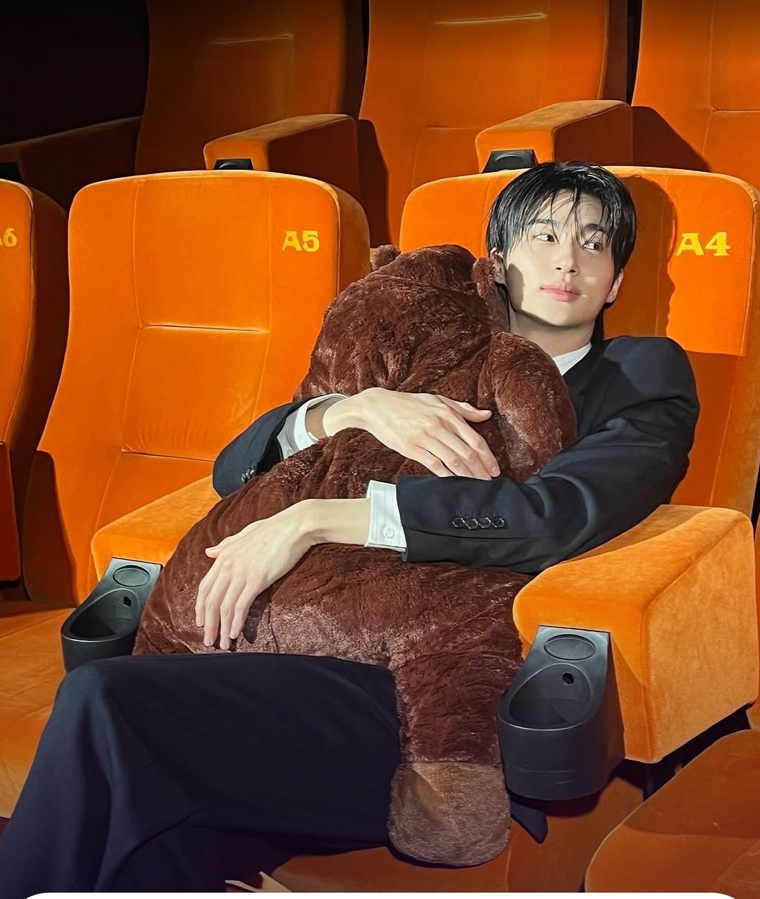 A moment captured by a fan of Byeon Wooseok