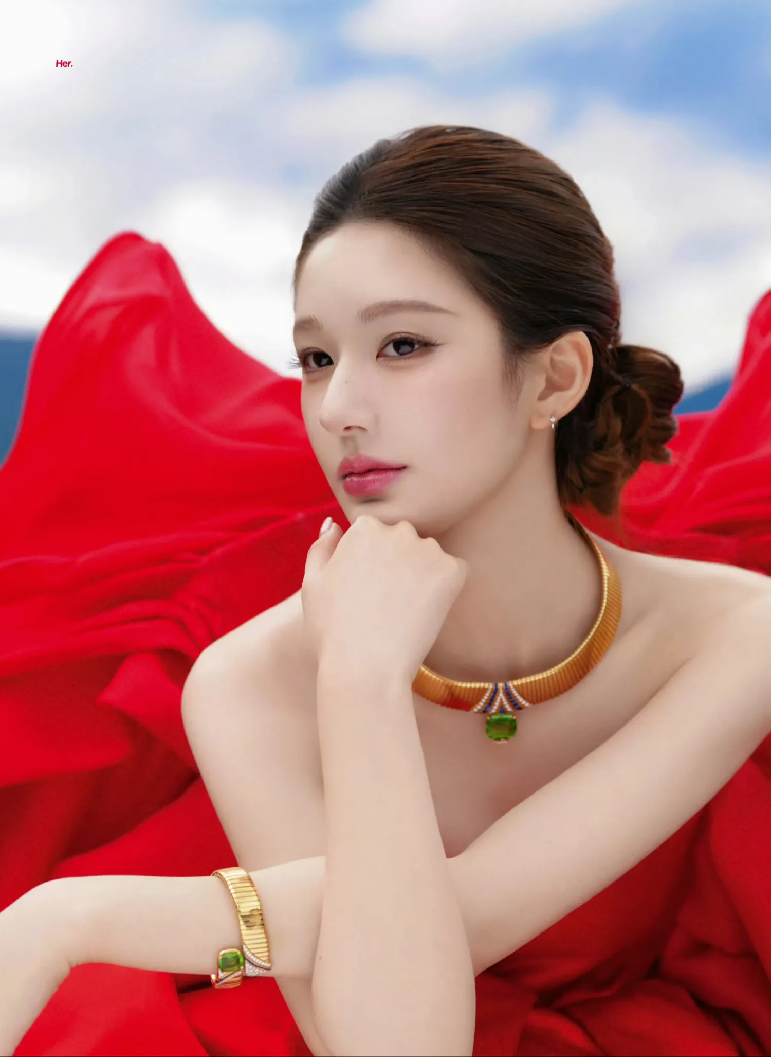 A moment captured by a fan of Zhao Lusi
