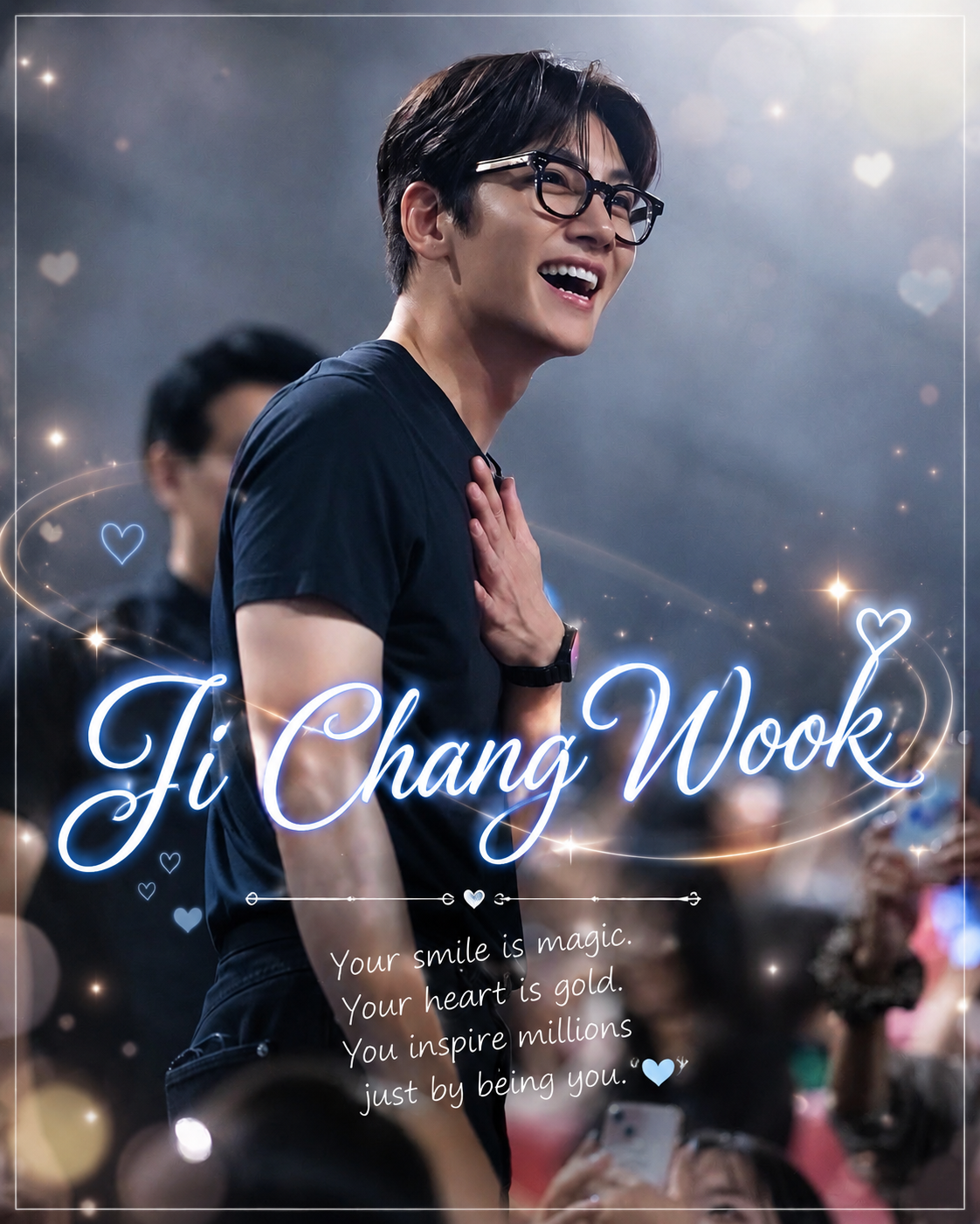 A moment captured by a fan of Ji Changwook