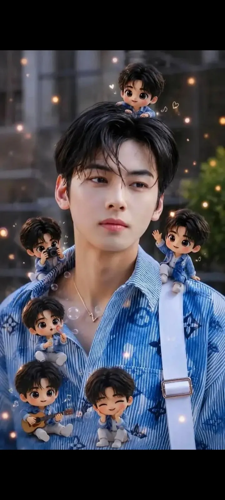 Behind-the-scenes cut of Cha Eunwoo