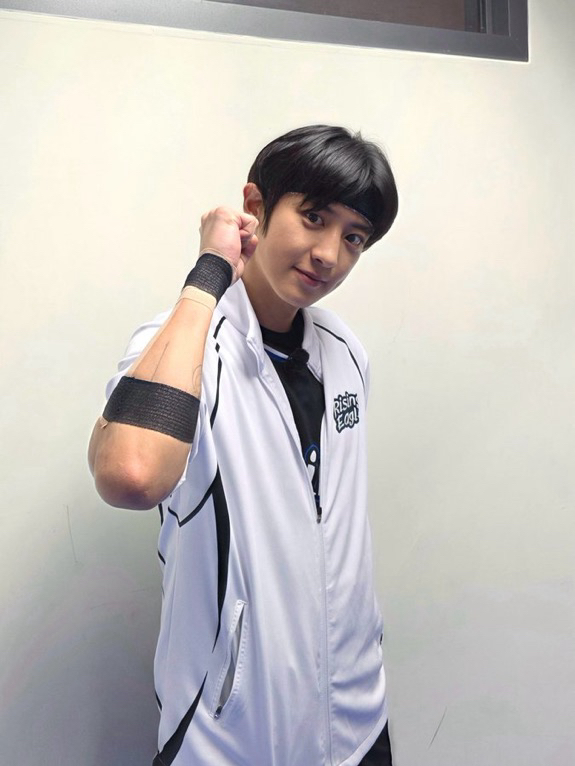 A moment captured by a fan of Chanyeol
