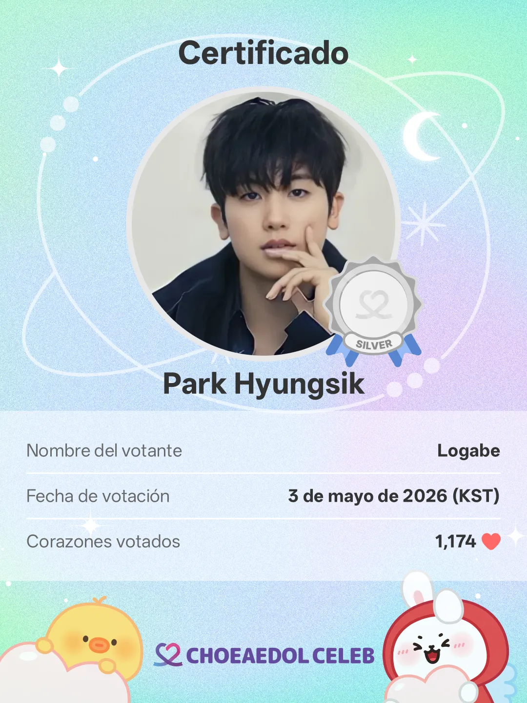 Latest photo of Park Hyungsik