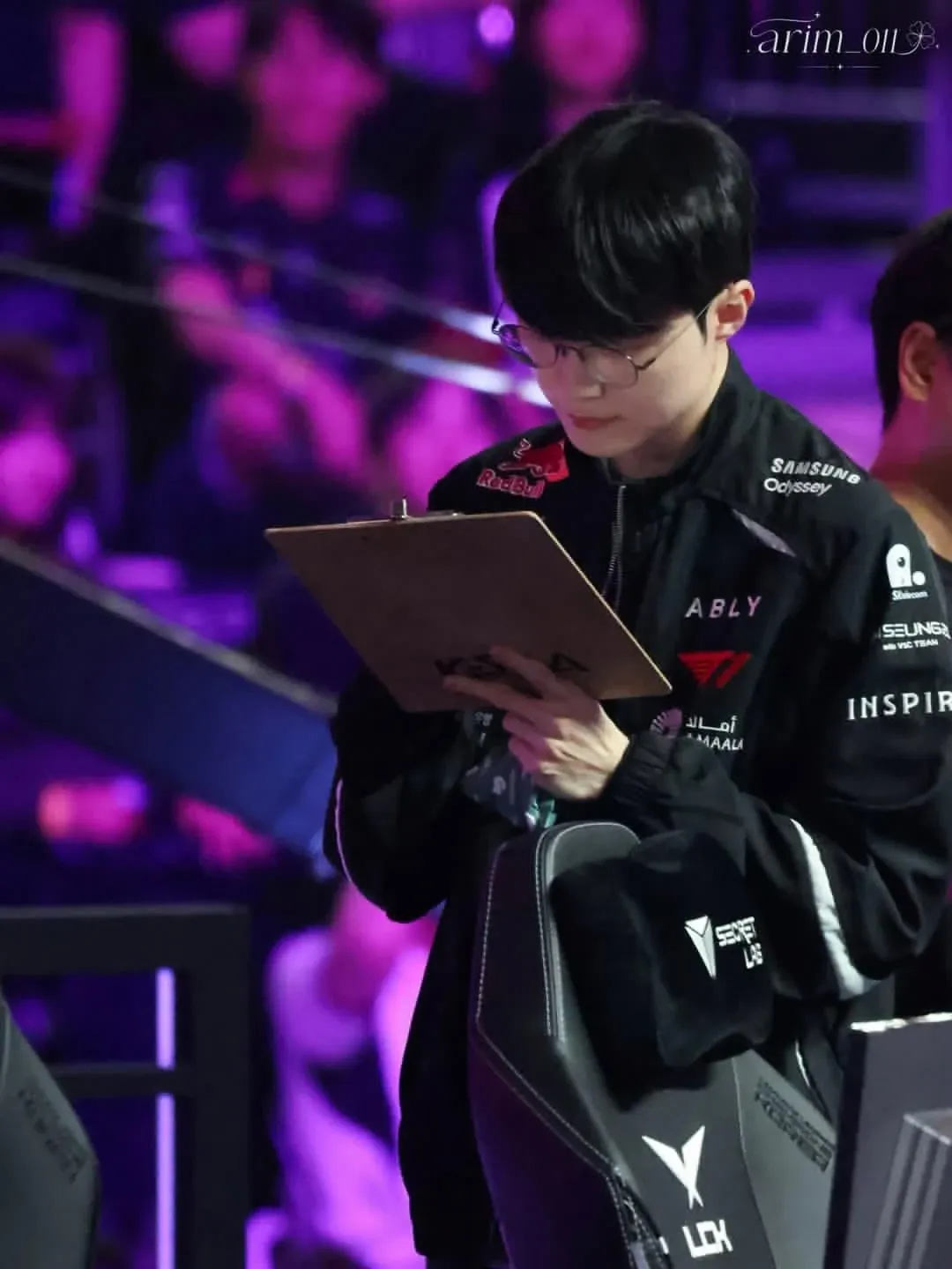 A moment captured by a fan of Faker