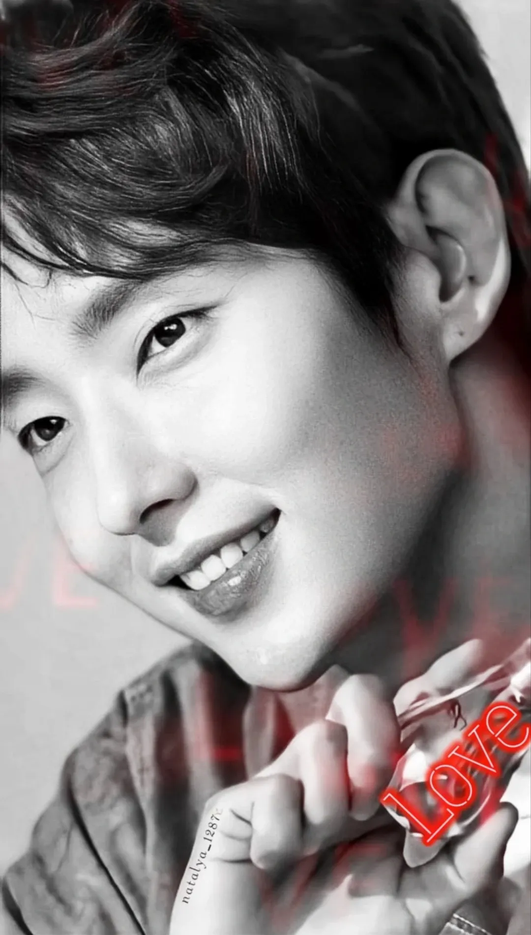 Special wallpaper made by Lee Joongi's fans