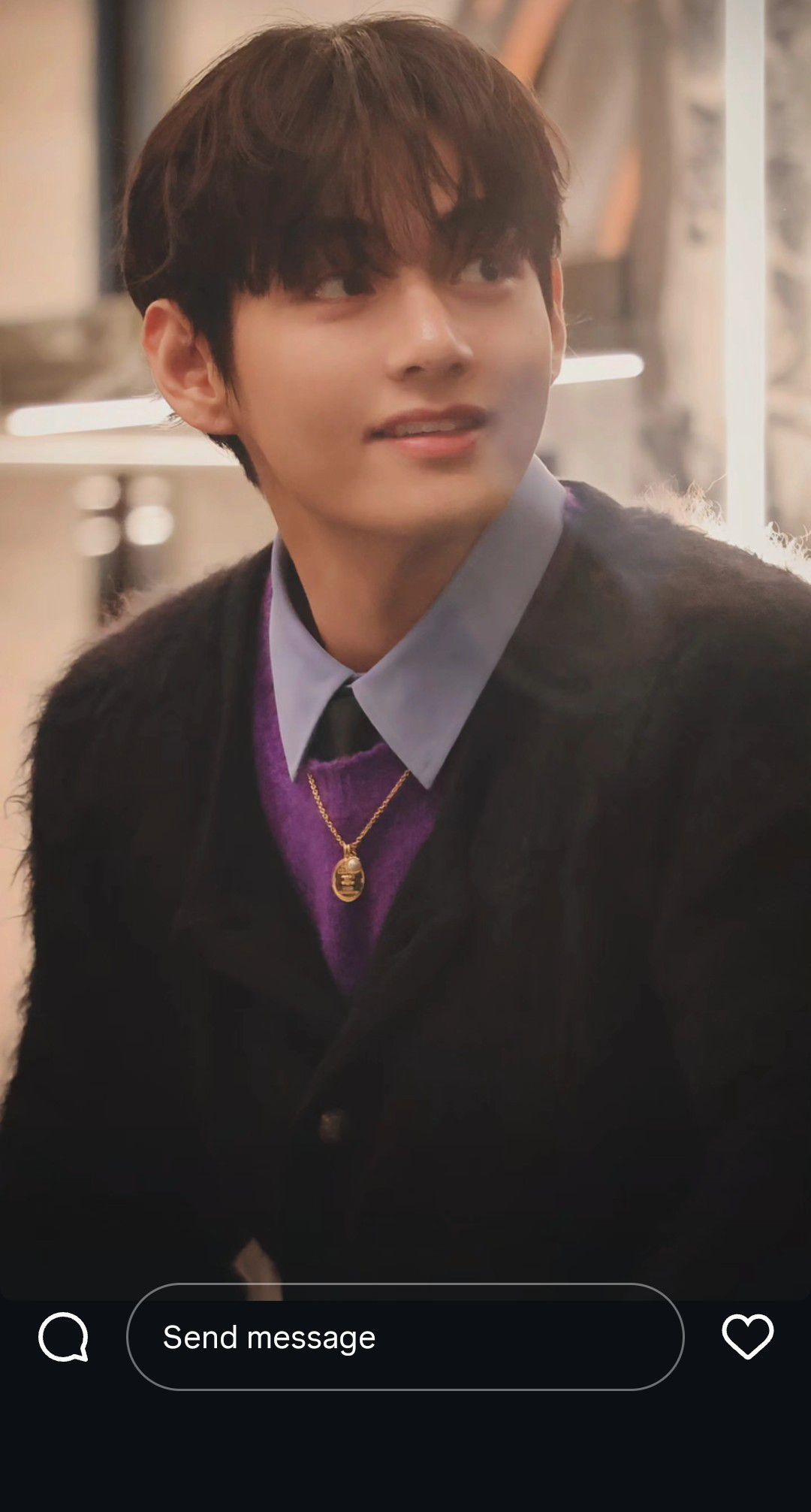 Emotional wallpaper shared by fans for Kim Taehyung (V)