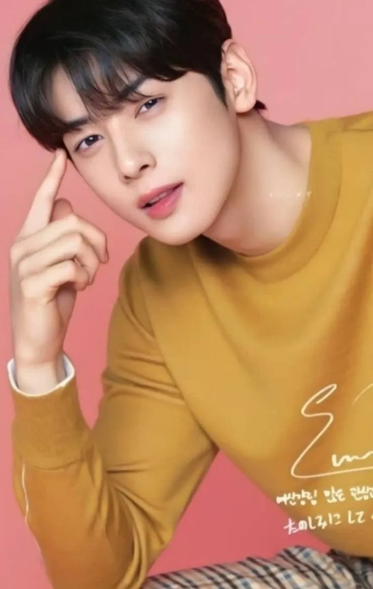 Behind-the-scenes cut of Cha Eunwoo