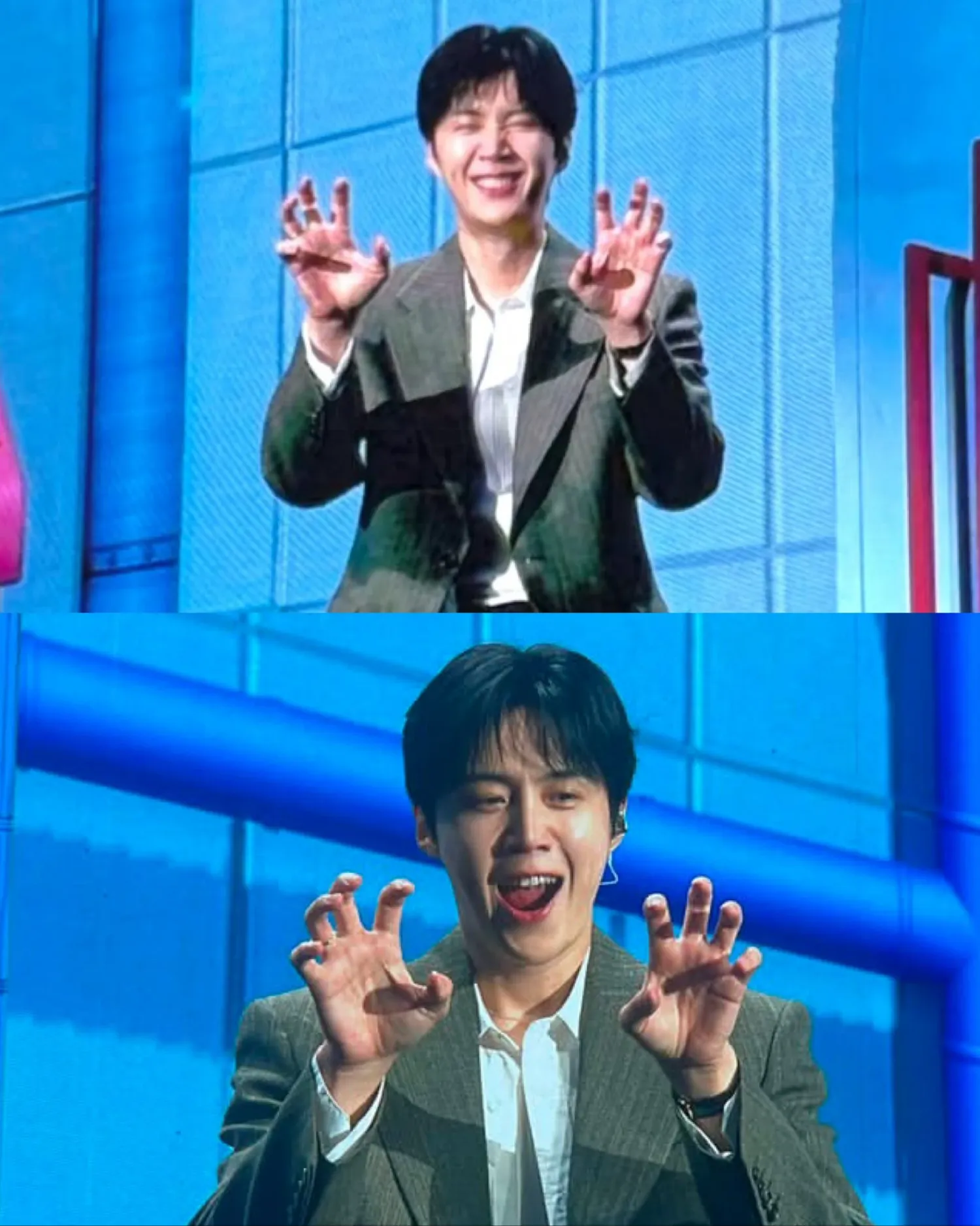 Behind-the-scenes cut of Kim Seonho
