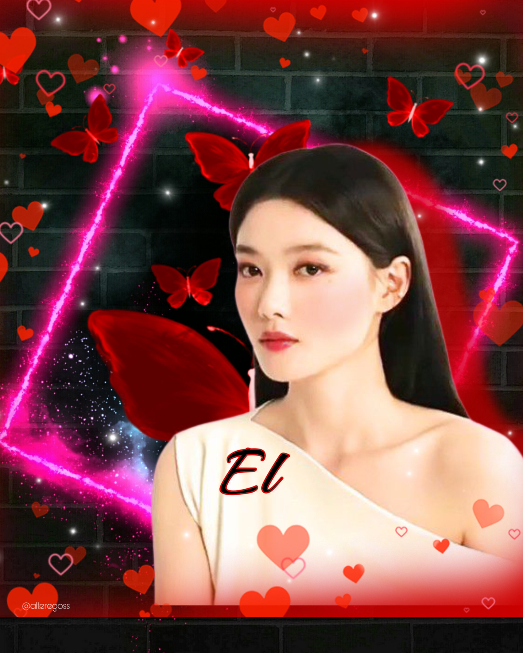 Behind-the-scenes cut of Kim Youjung