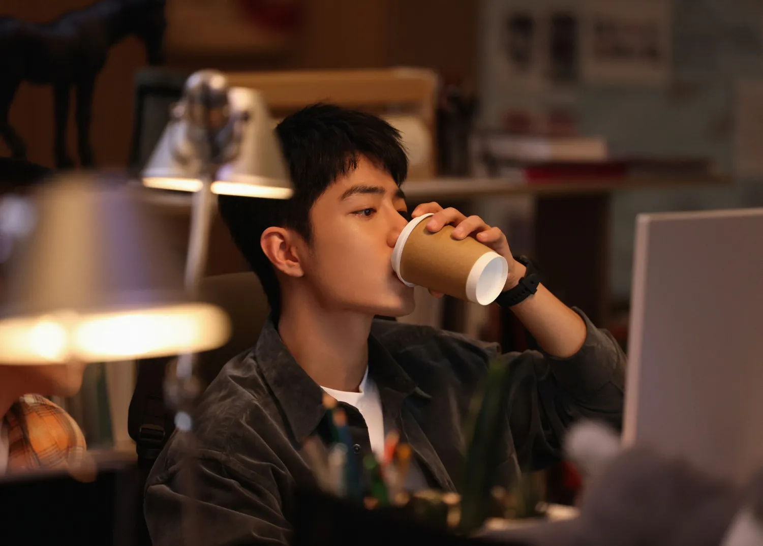 Recent activity shot of Xiao Zhan