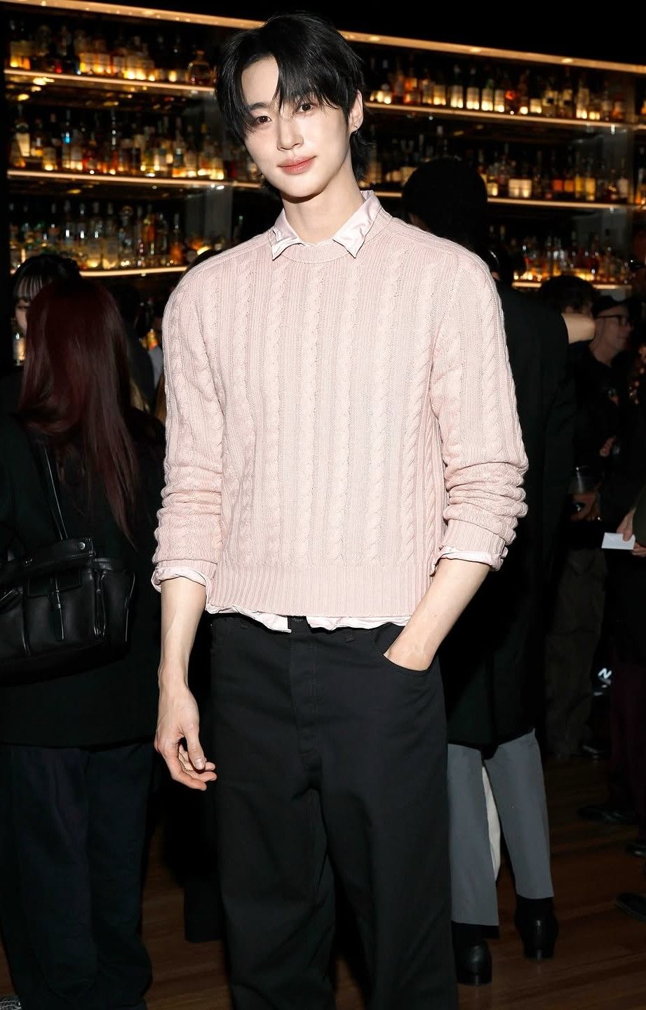 A moment captured by a fan of Byeon Wooseok