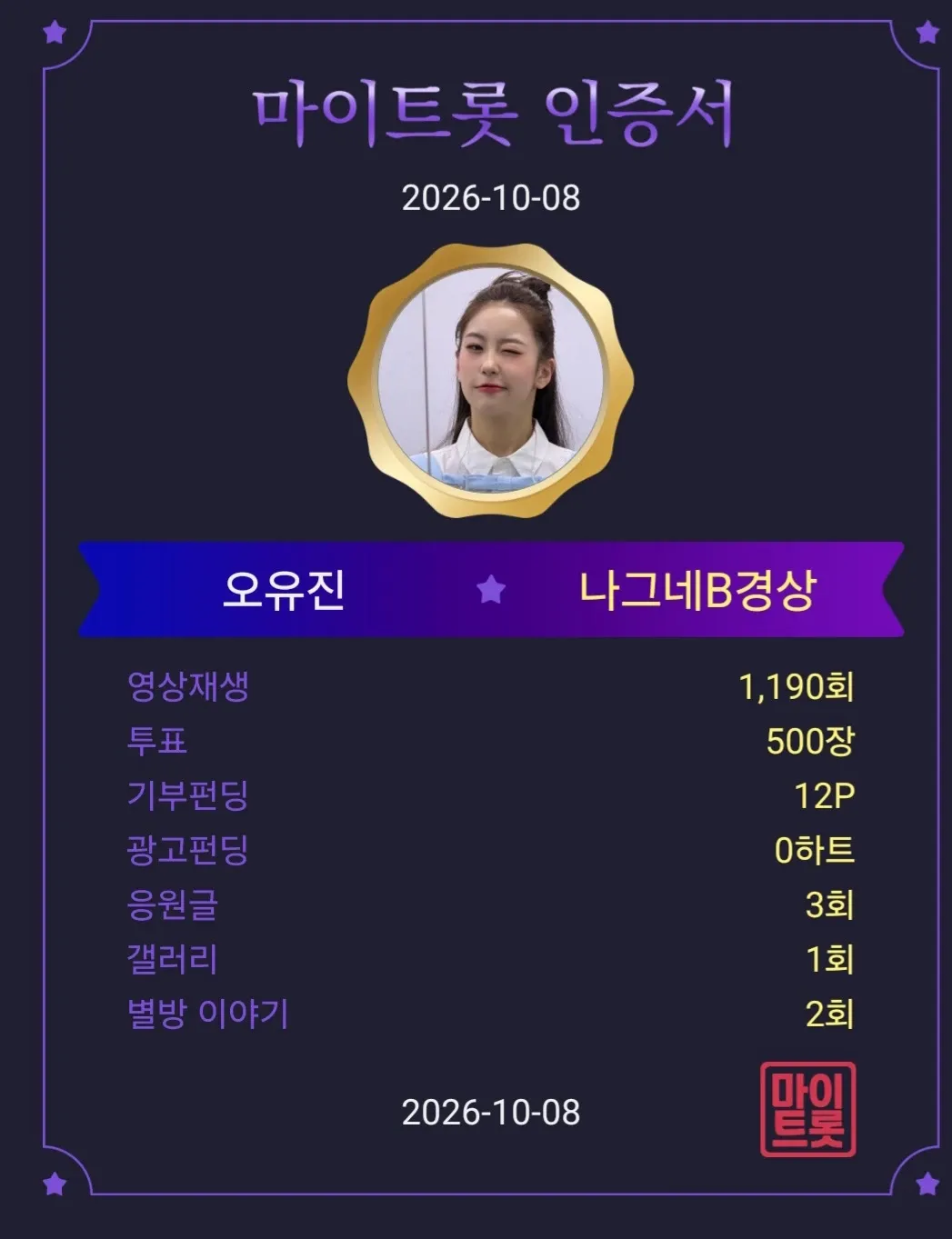 오유진 최근 활동샷