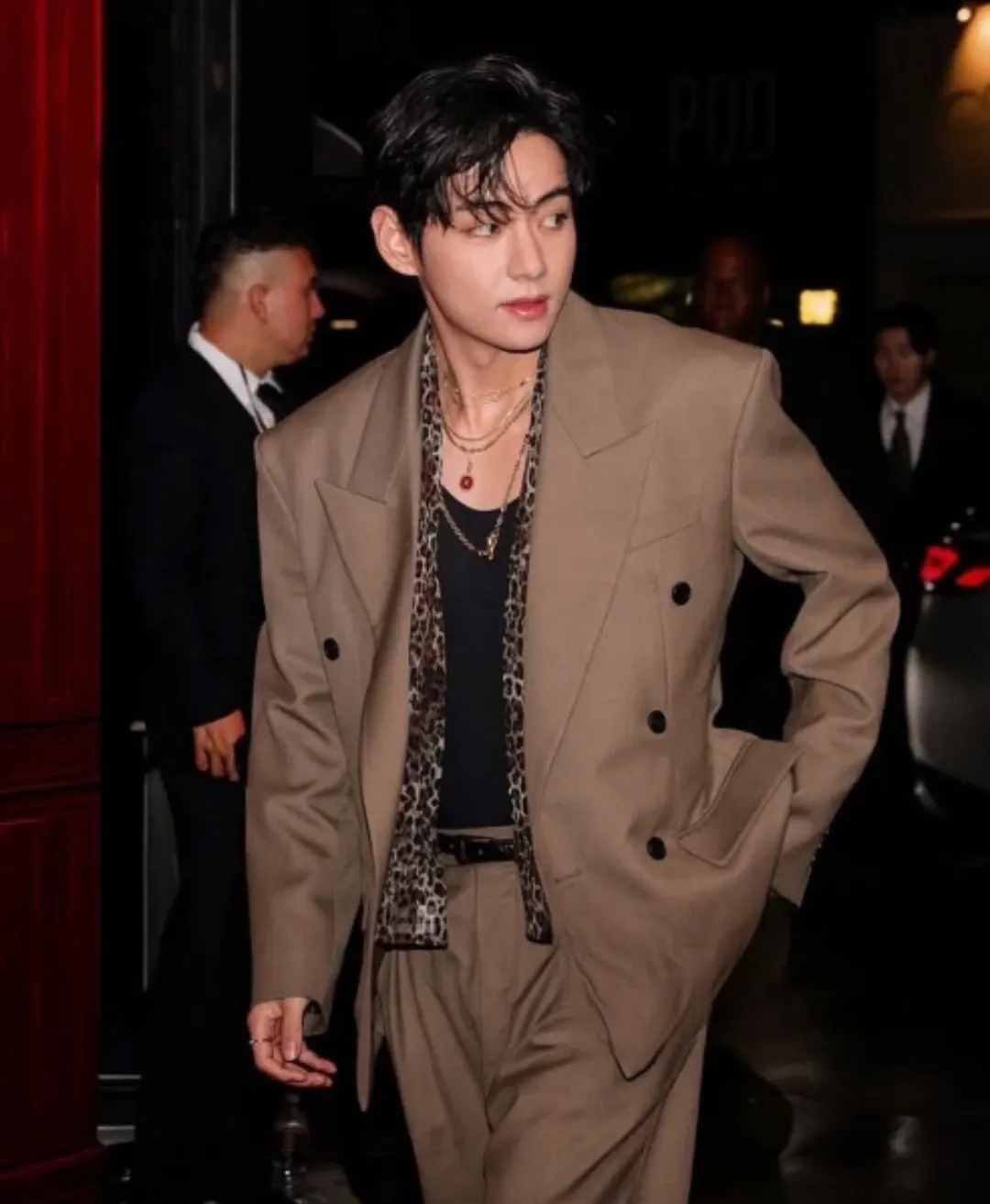 A moment captured by a fan of Kim Taehyung (V)