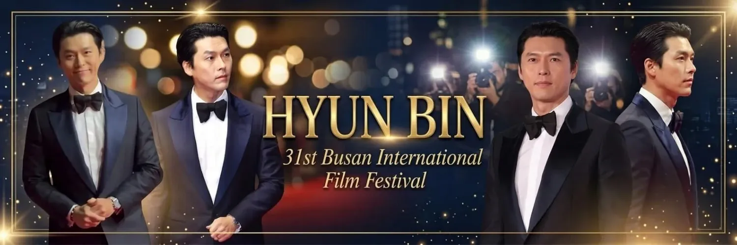 Momen yang diabadikan oleh penggemar Hyun Bin