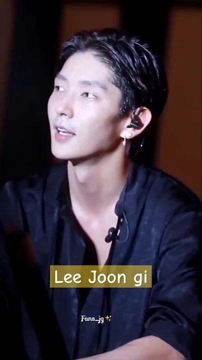 Recent activity shot of Lee Joongi
