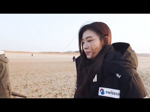 Behind-the-scenes cut of Ha Jiwon