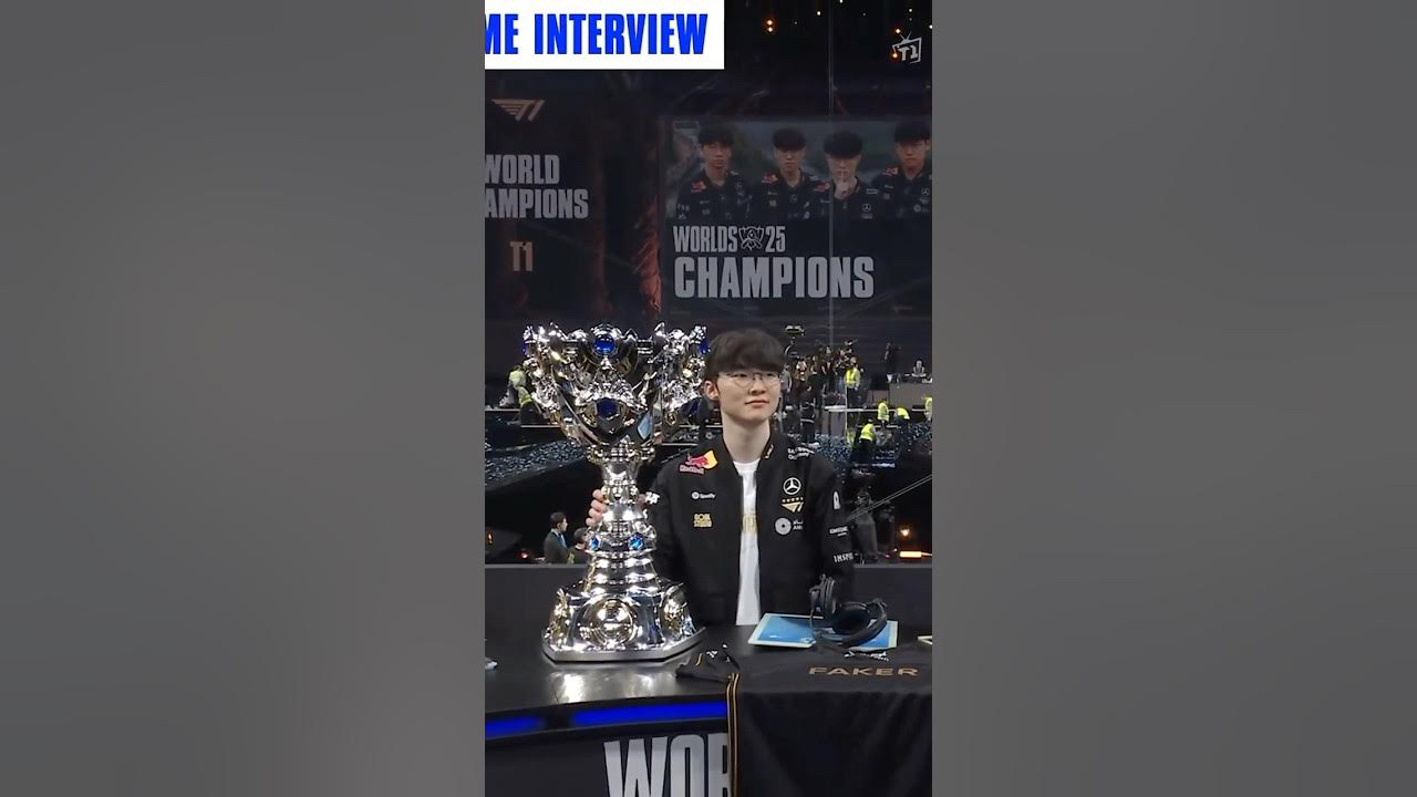 Recent activity shot of Faker