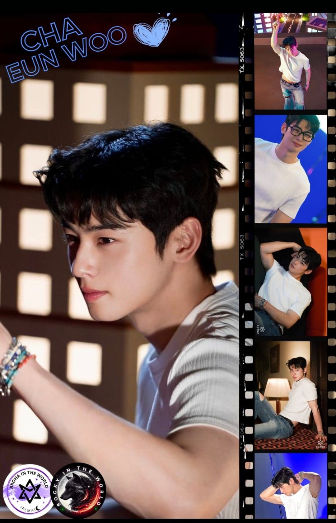 Behind-the-scenes cut of Cha Eunwoo