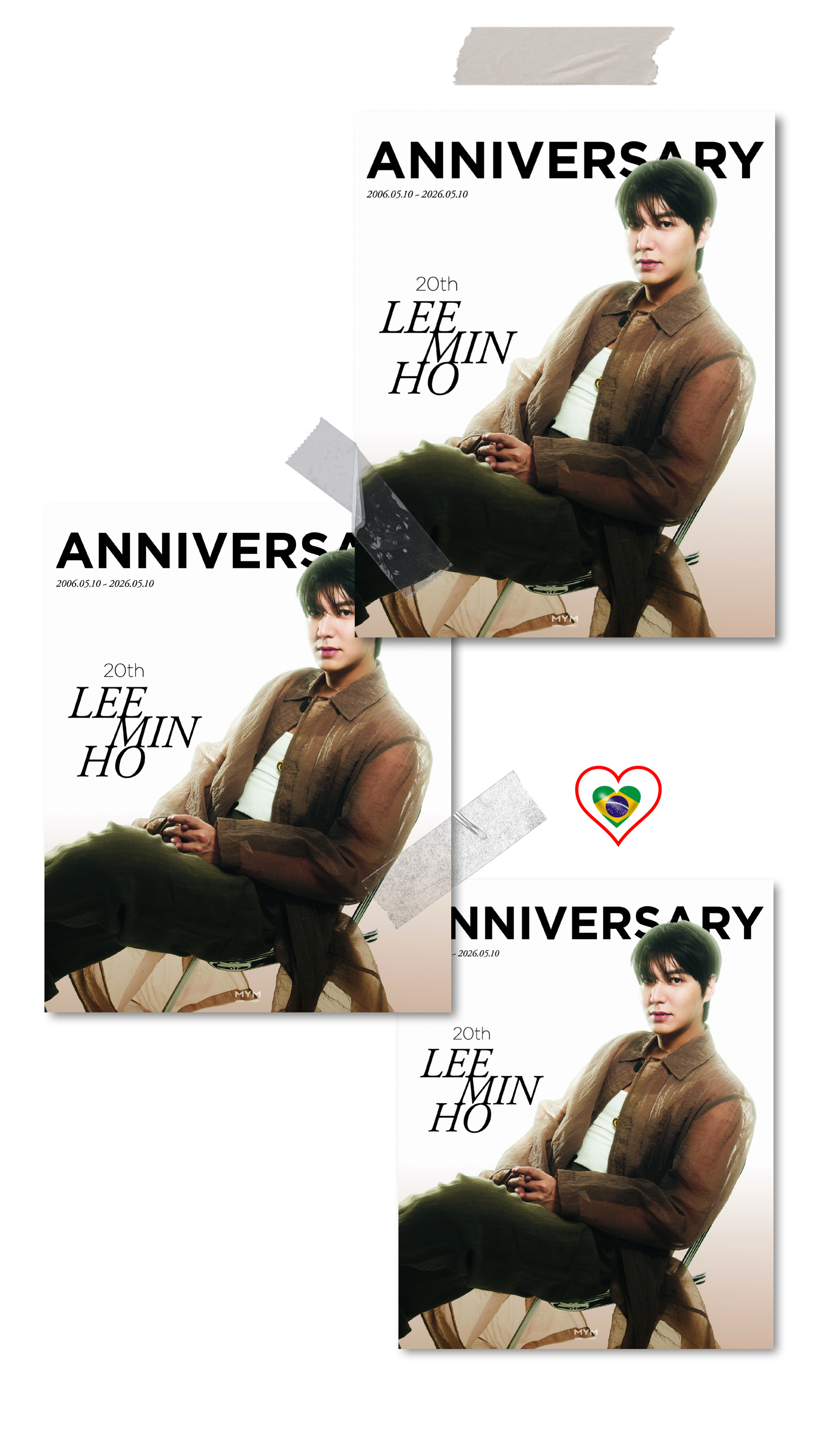 Emotional wallpaper shared by fans for Lee Minho