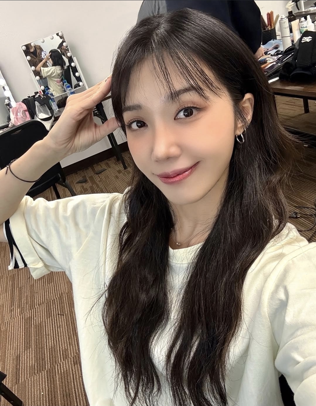 A moment captured by a fan of Jung Eunji