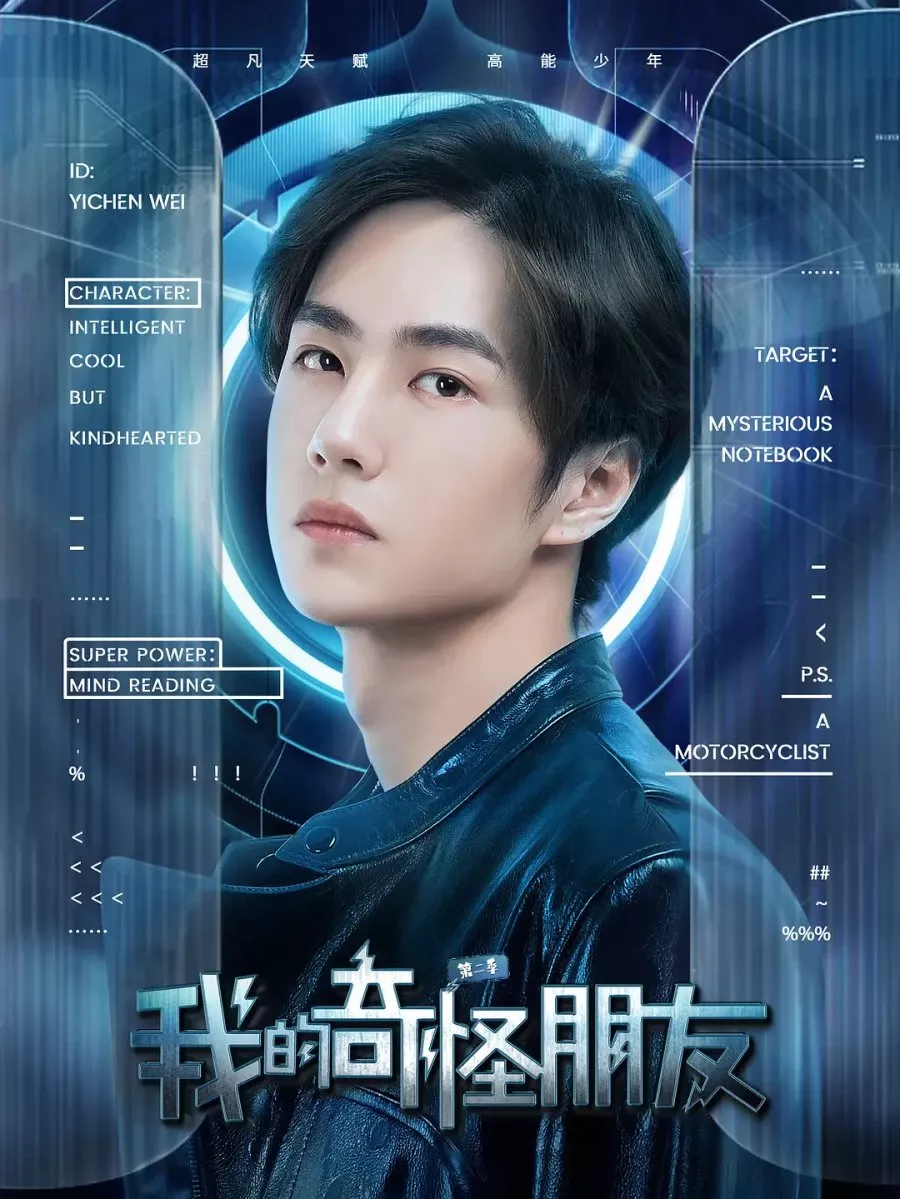Recent activity shot of Wang Yibo