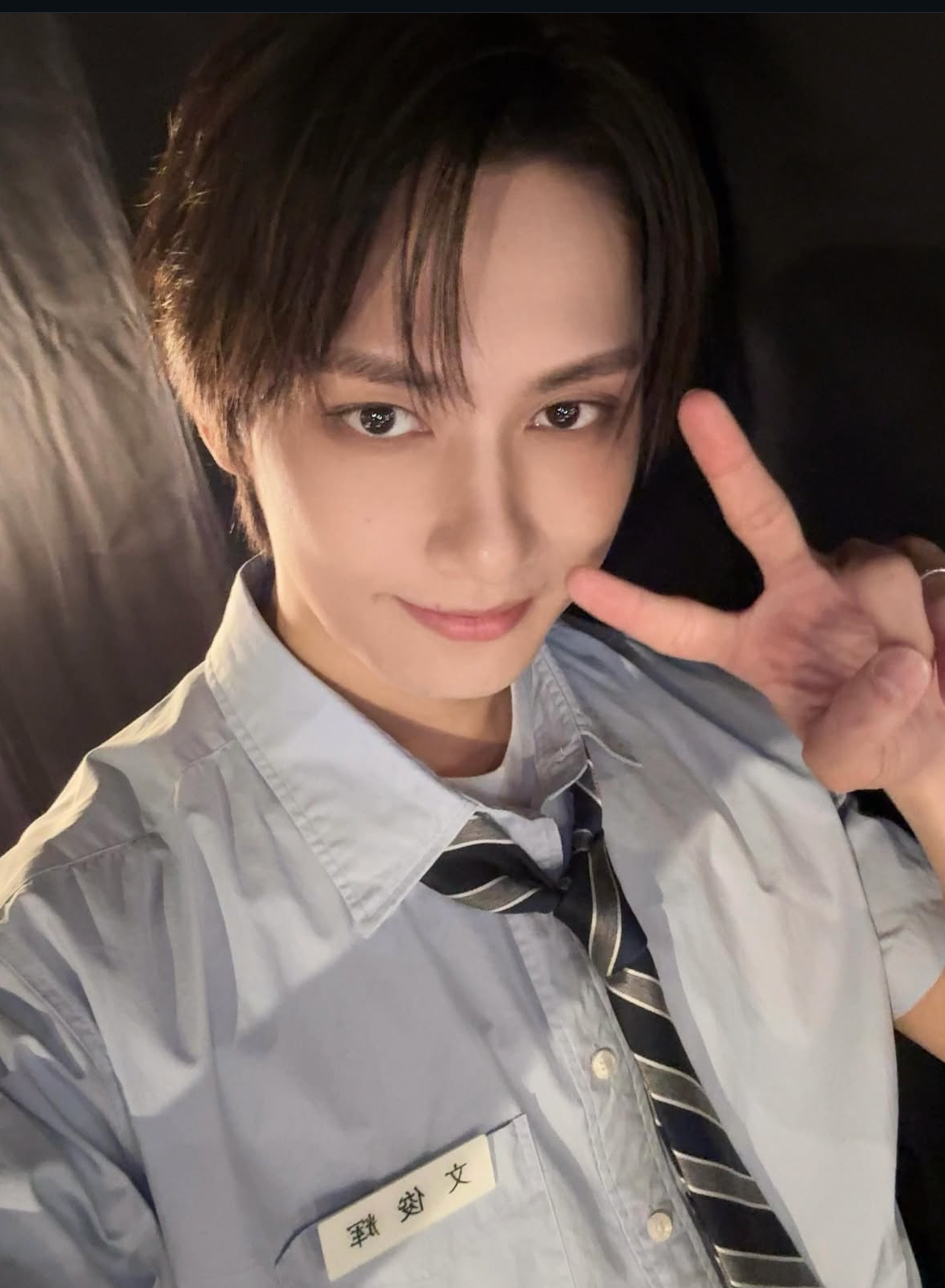 Behind-the-scenes cut of Wen Junhui