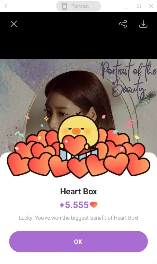 Emotional wallpaper shared by fans for Park Shinhye