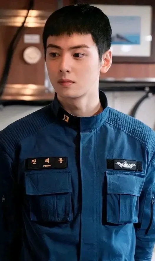 A moment captured by a fan of Cha Eunwoo