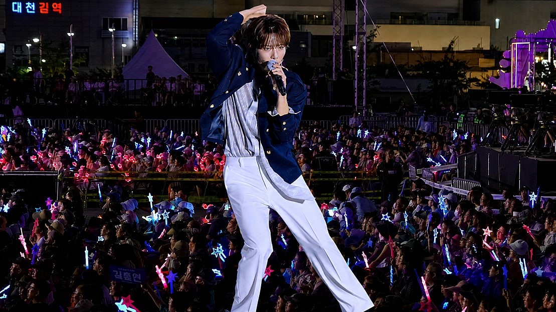 A moment captured by a fan of Kim Jungyeon