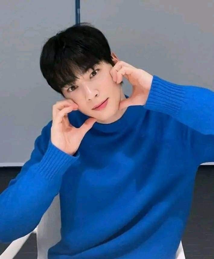Behind-the-scenes cut of Cha Eunwoo
