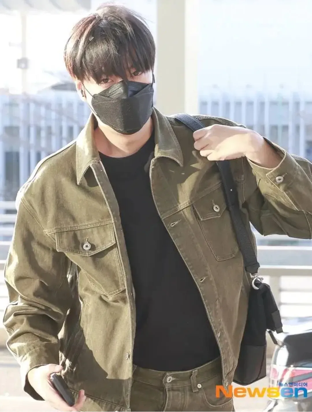 粉丝拍下的李敏镐瞬间