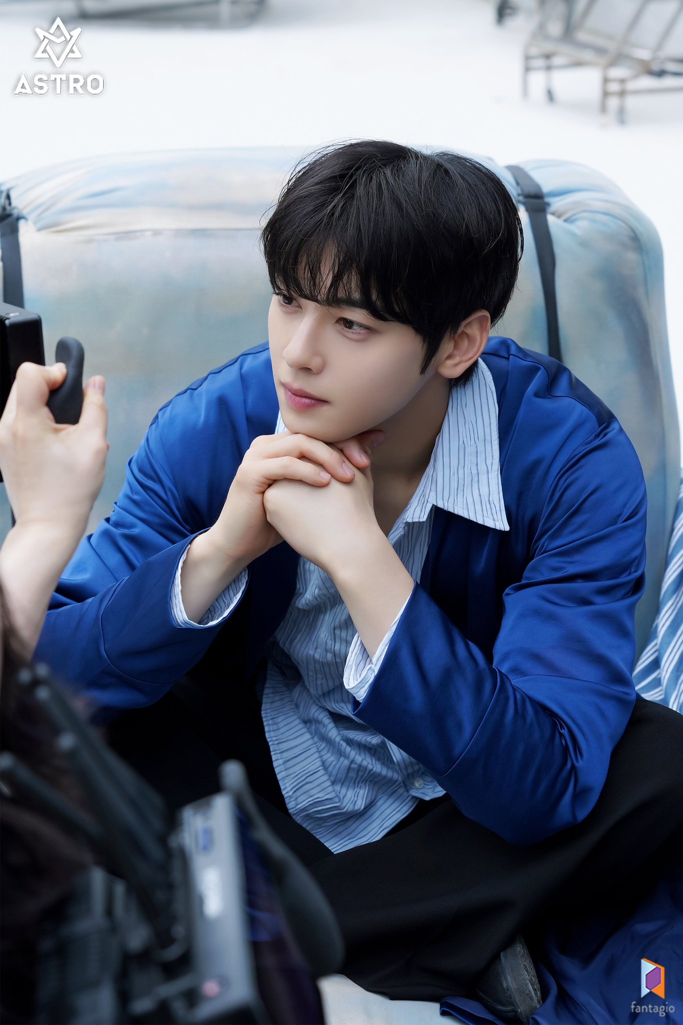 粉丝拍下的车银优瞬间