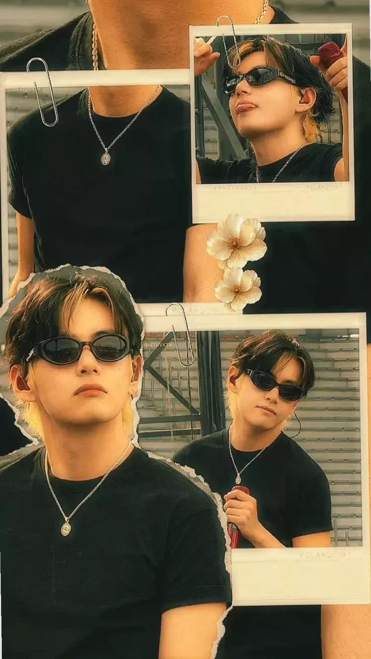 Special wallpaper made by Kim Taehyung (V)'s fans