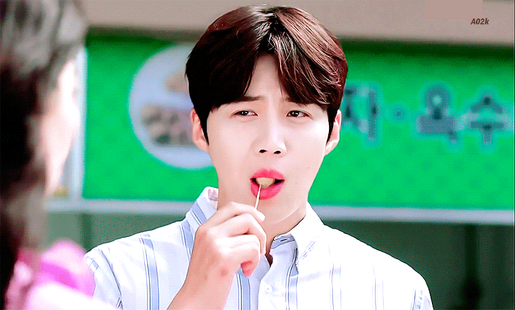 A moment captured by a fan of Kim Seonho
