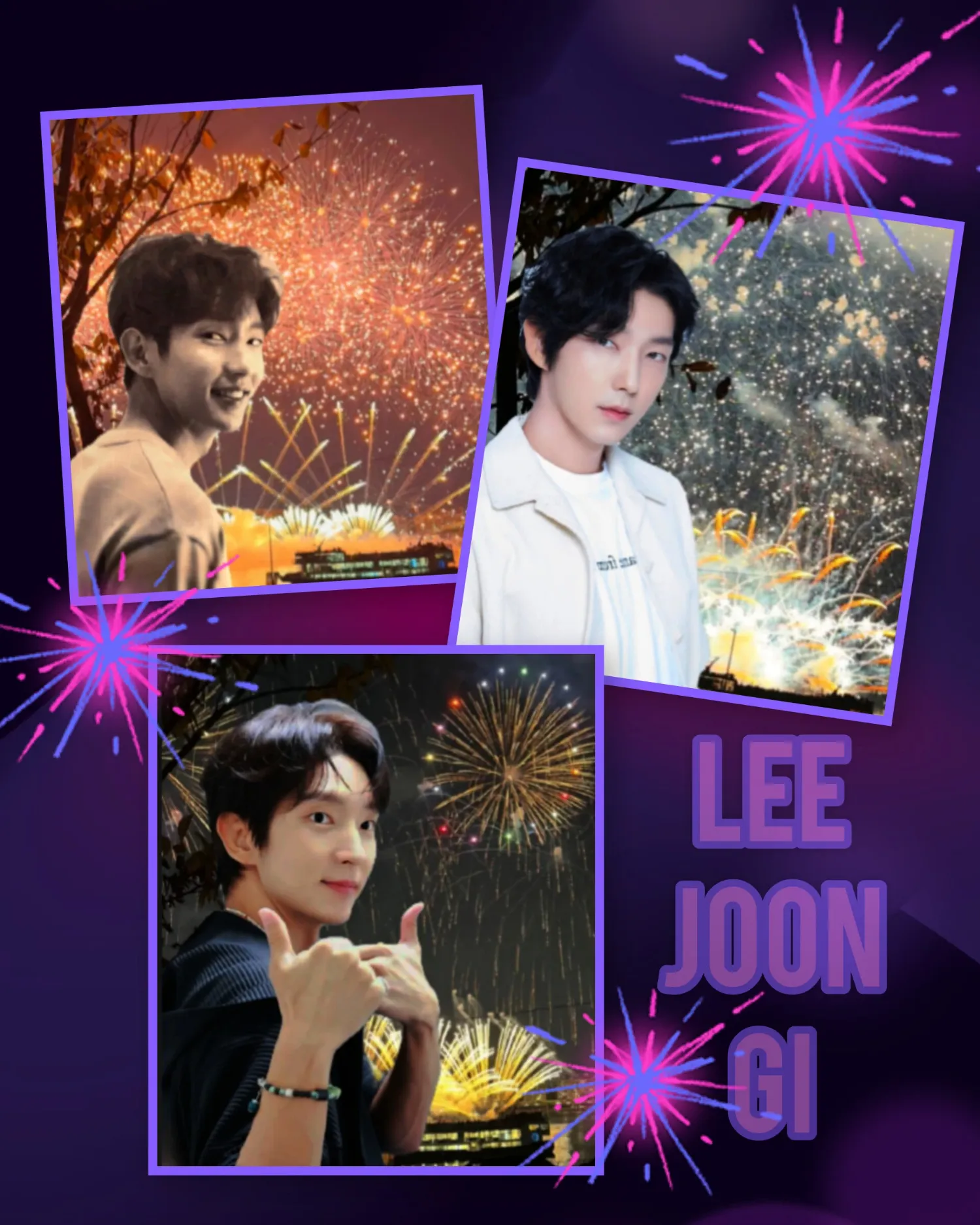 Behind-the-scenes cut of Lee Joongi