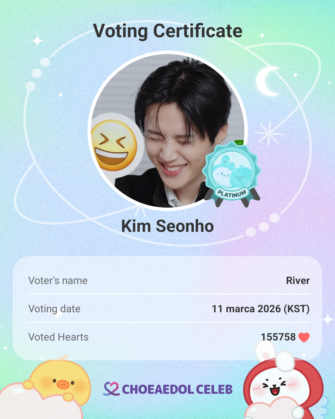 Behind-the-scenes cut of Kim Seonho