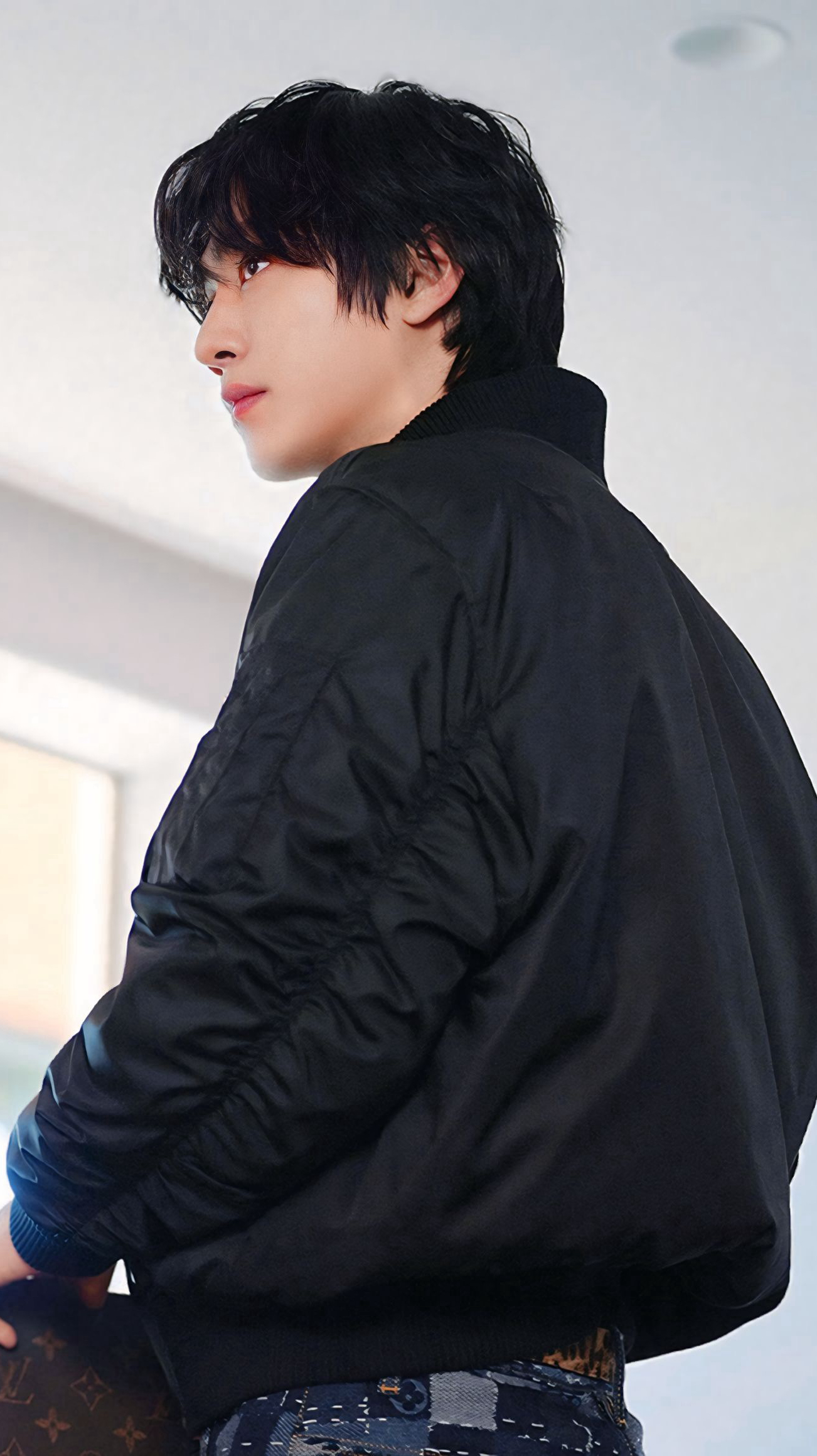 粉丝拍下的安孝燮瞬间