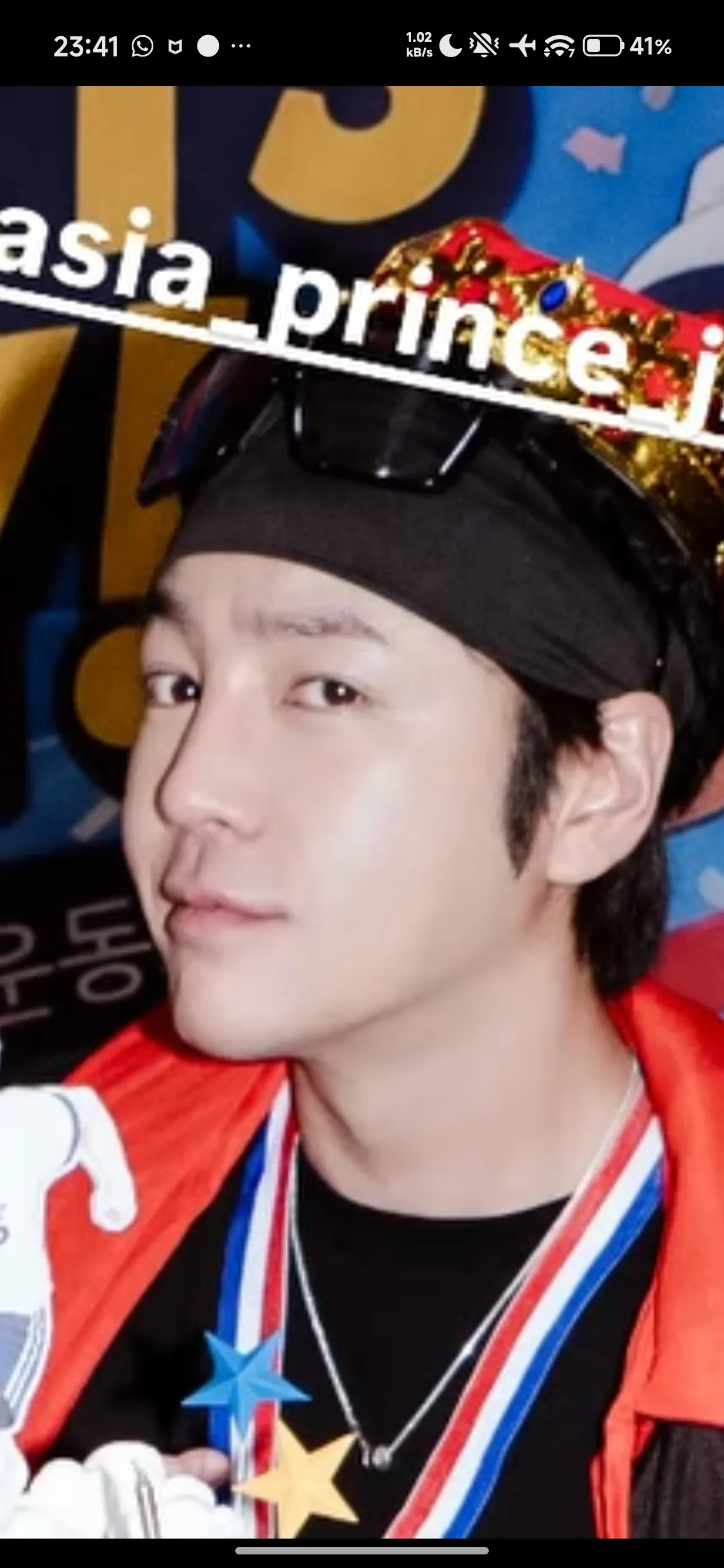 Recent activity shot of Jang Geunsuk