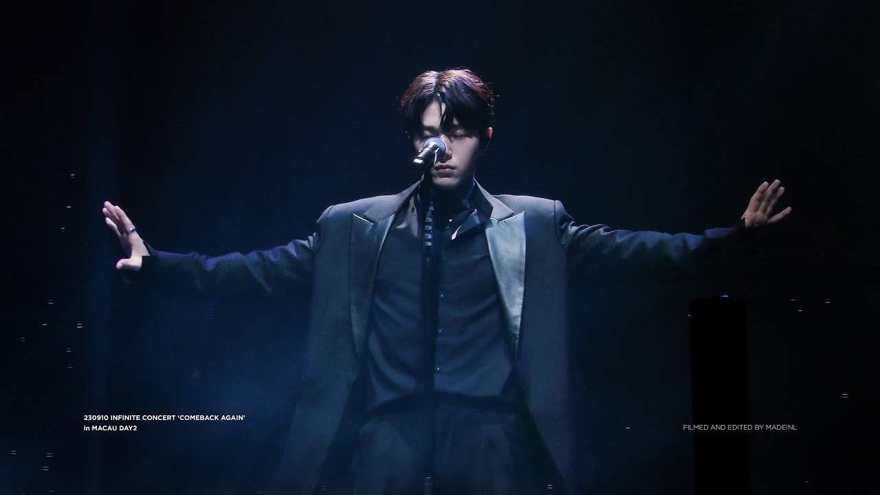 Behind-the-scenes cut of Kim Myungsoo (L)