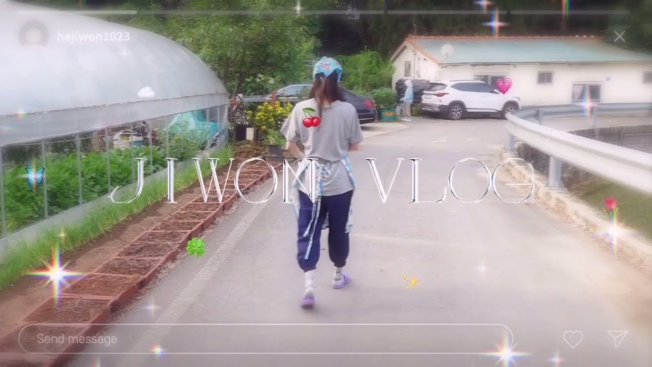 Behind-the-scenes cut of Ha Jiwon