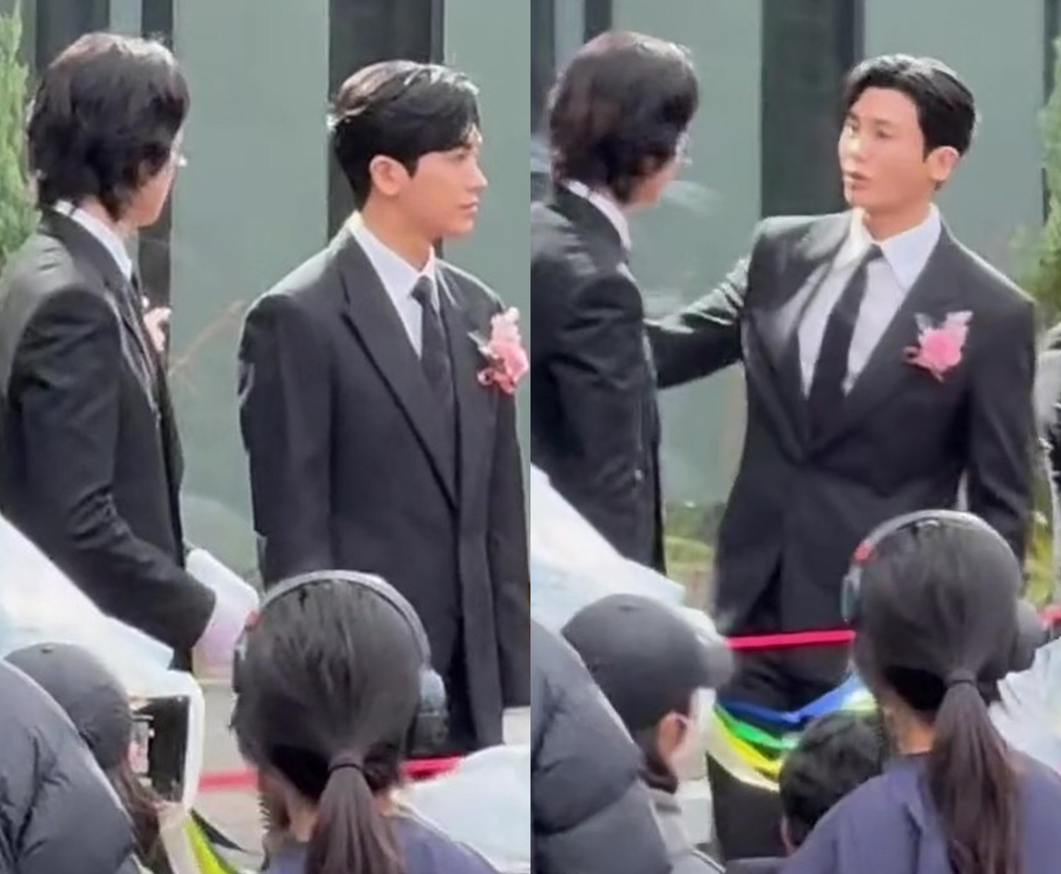 A moment captured by a fan of Park Hyungsik