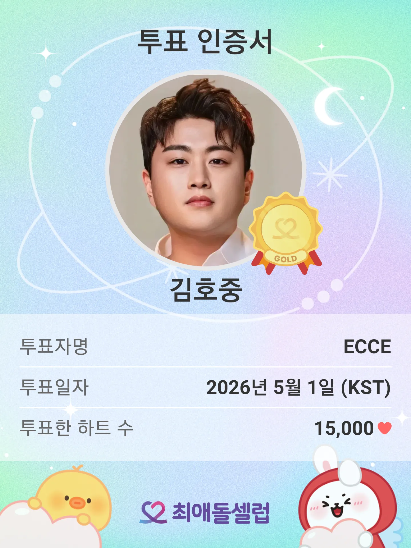 ファンが撮影したキム・ホジュンの瞬間