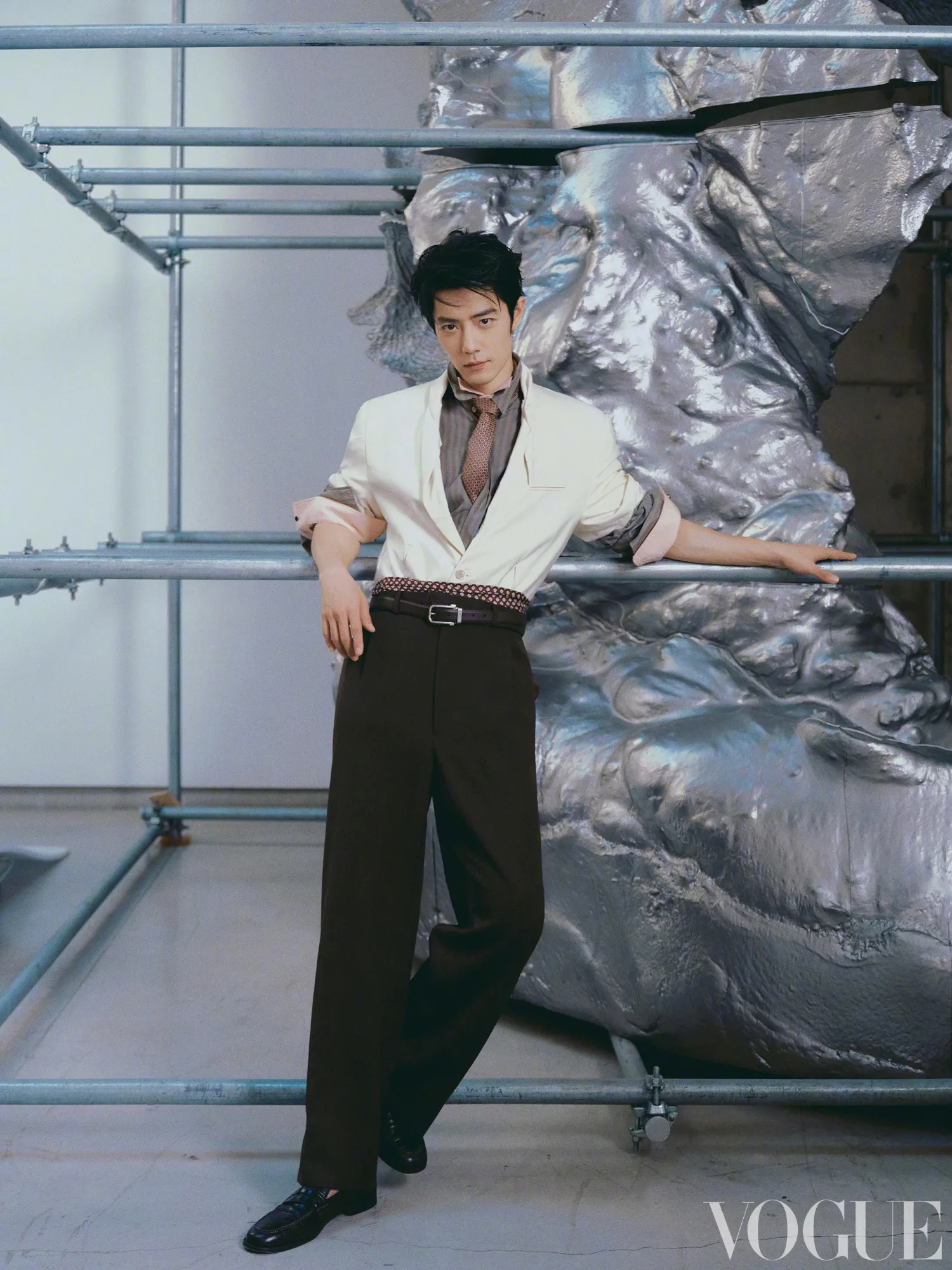 Behind-the-scenes cut of Xiao Zhan