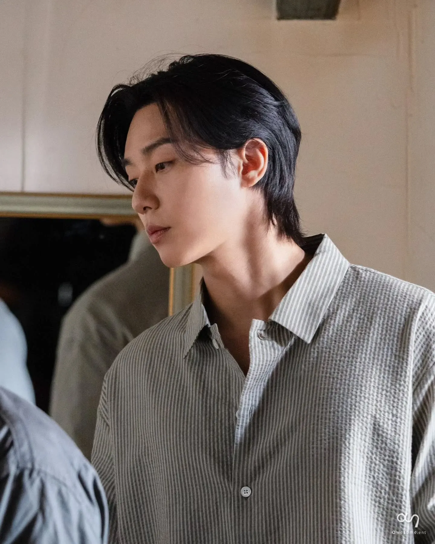 Behind-the-scenes cut of Park Seojoon