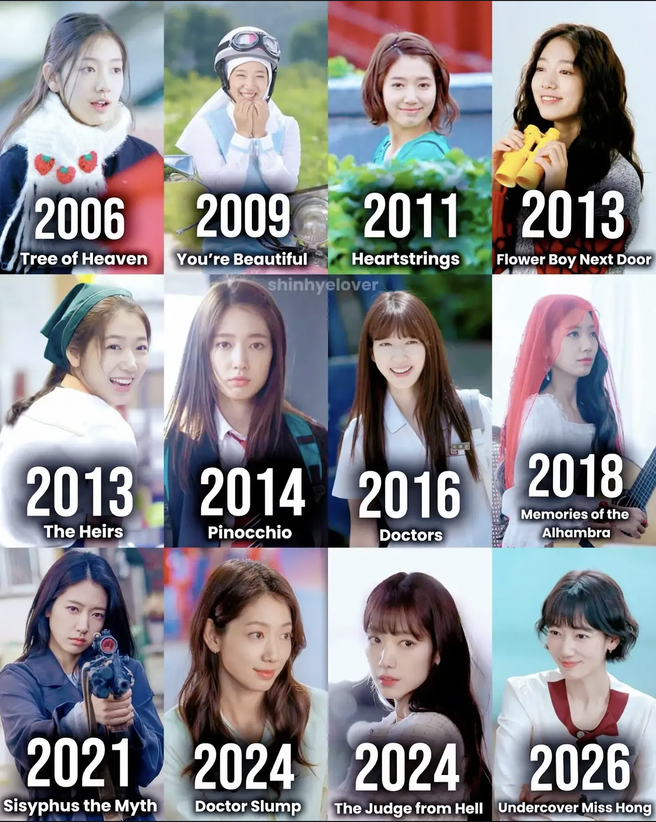 Recent activity shot of Park Shinhye