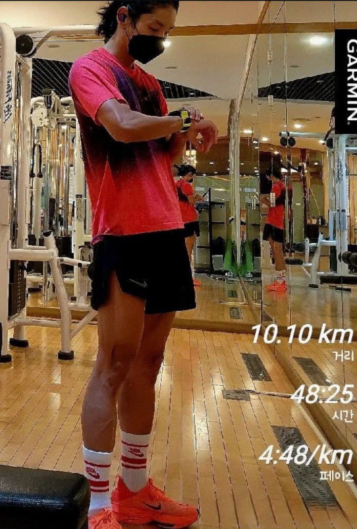 Recent activity shot of Lee Joongi