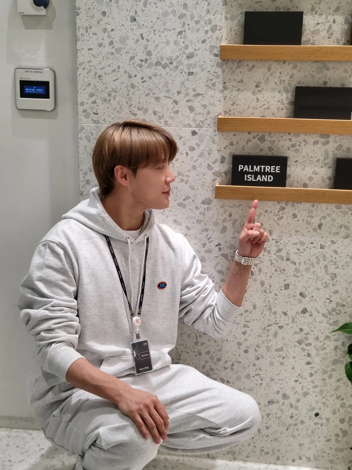 Recent activity shot of Kim Junsoo