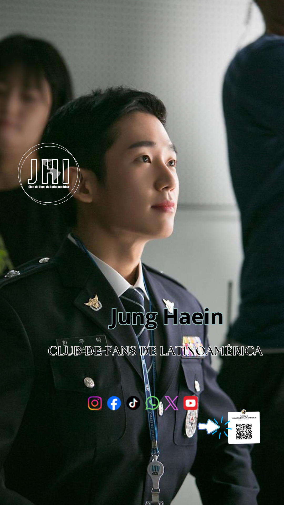 Emotional wallpaper shared by fans for Jung Haein
