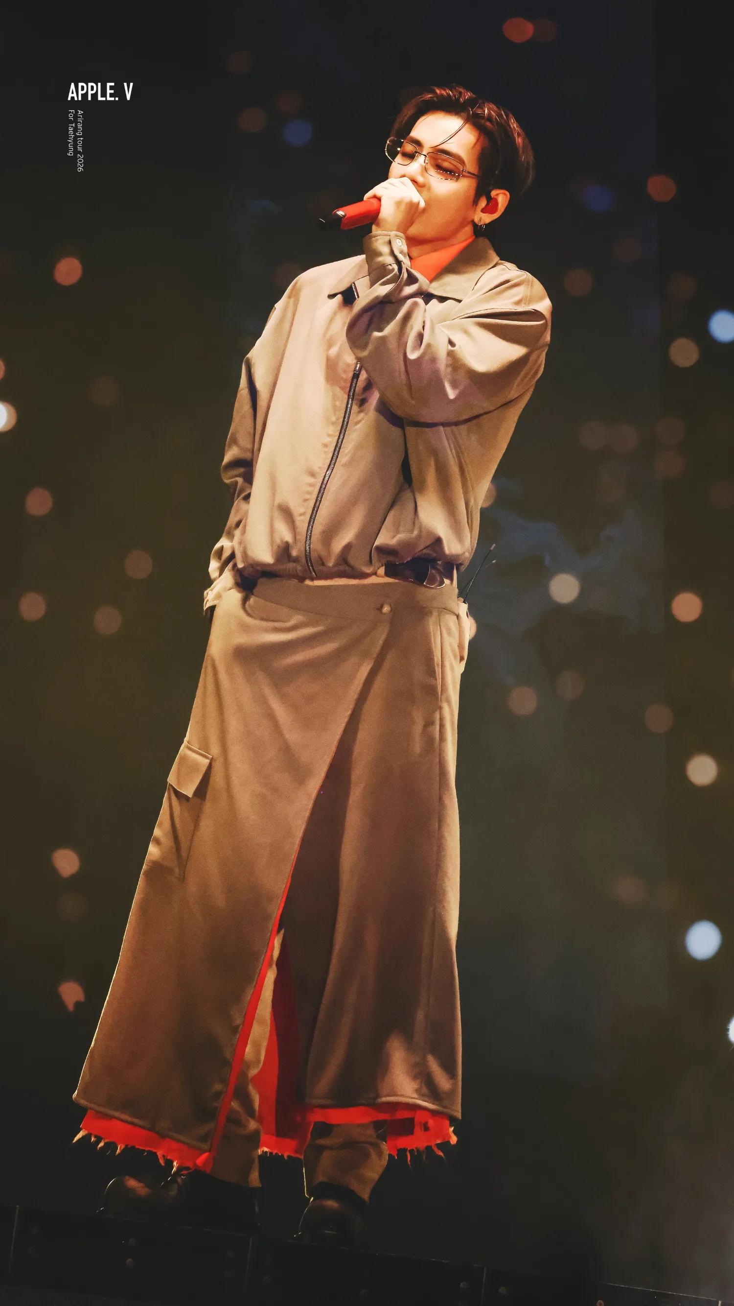 A moment captured by a fan of Kim Taehyung (V)