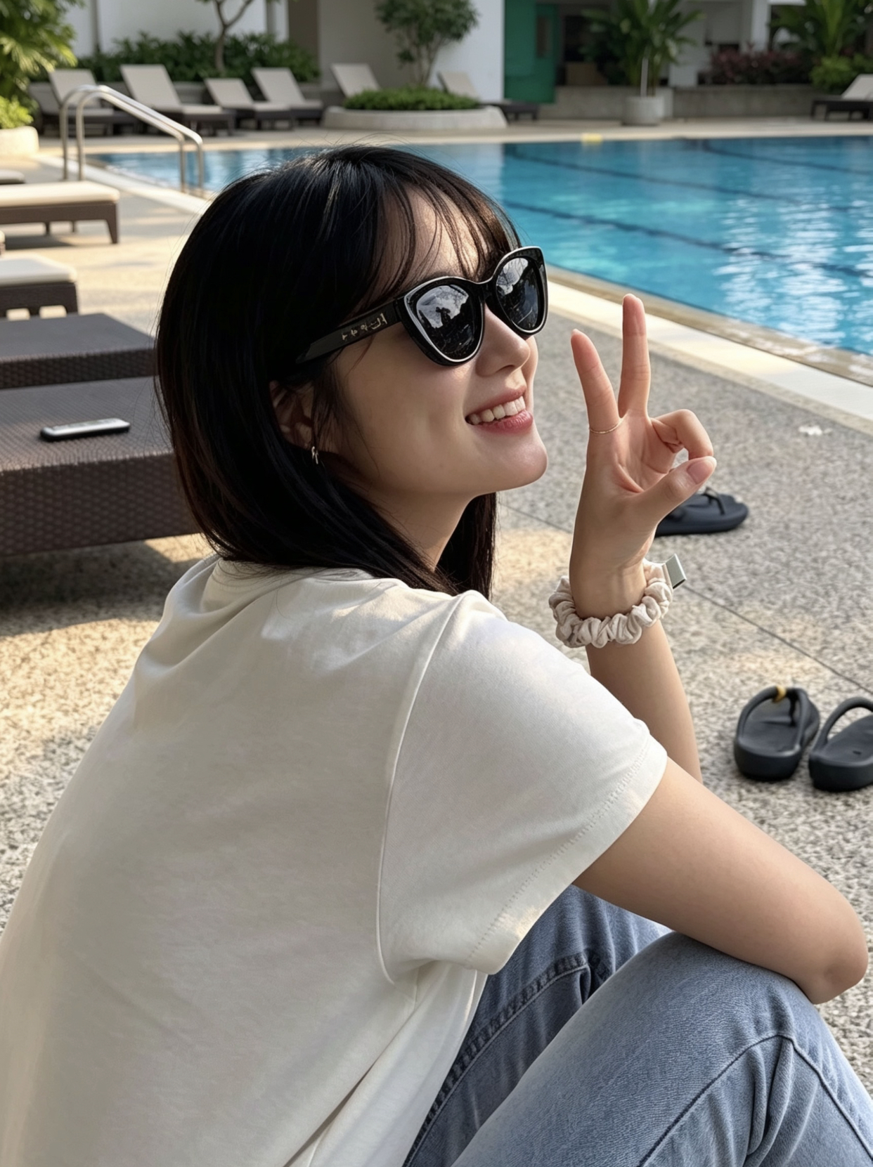Behind-the-scenes cut of Kim Hyeyoon