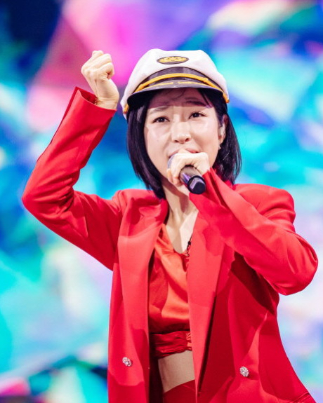 粉絲拍下的洪子瞬間